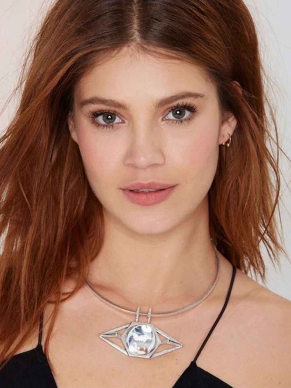 Rare Jenny Bird Silver Plated Nova Orb Collar 3D Metal Choker Statement Necklace - Picture 3 of 15